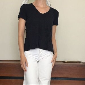 Theory Navy Blue Cotton T-shirt